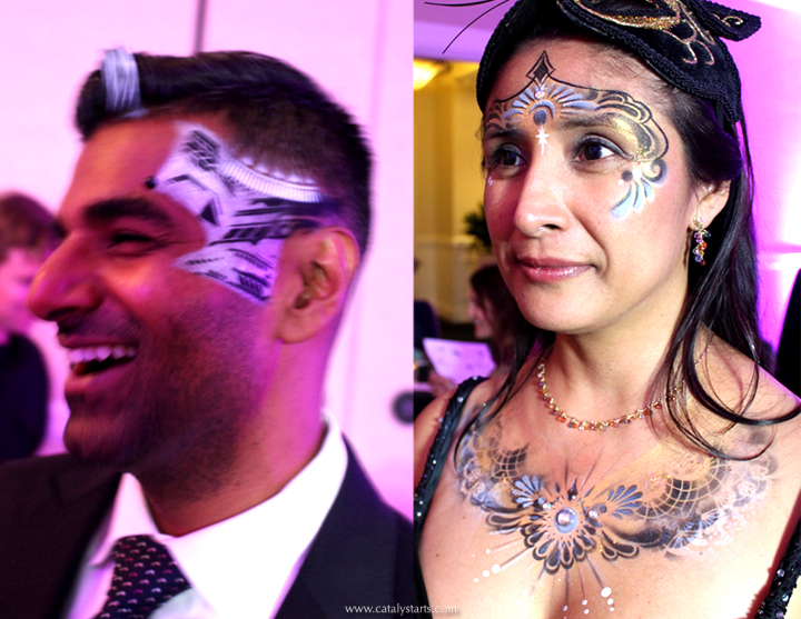 Catalyst Arts Airbrush Artists Masquerade Corporate event
