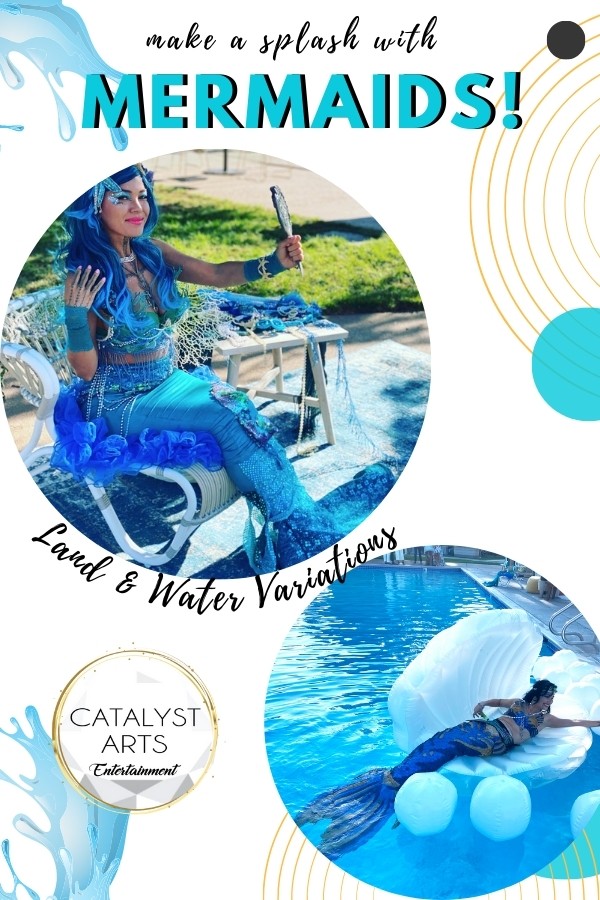 Mermaid booking for events by Catalyst Arts