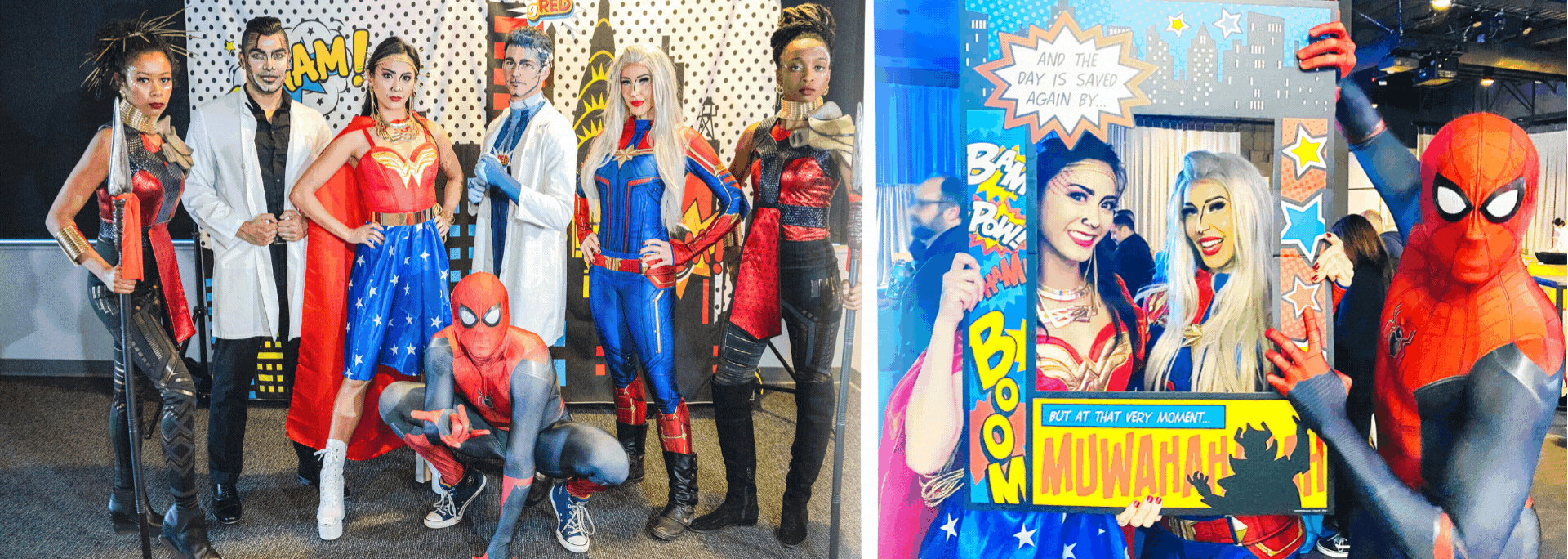 Superhero Experiential Event Design by Catalyst Arts