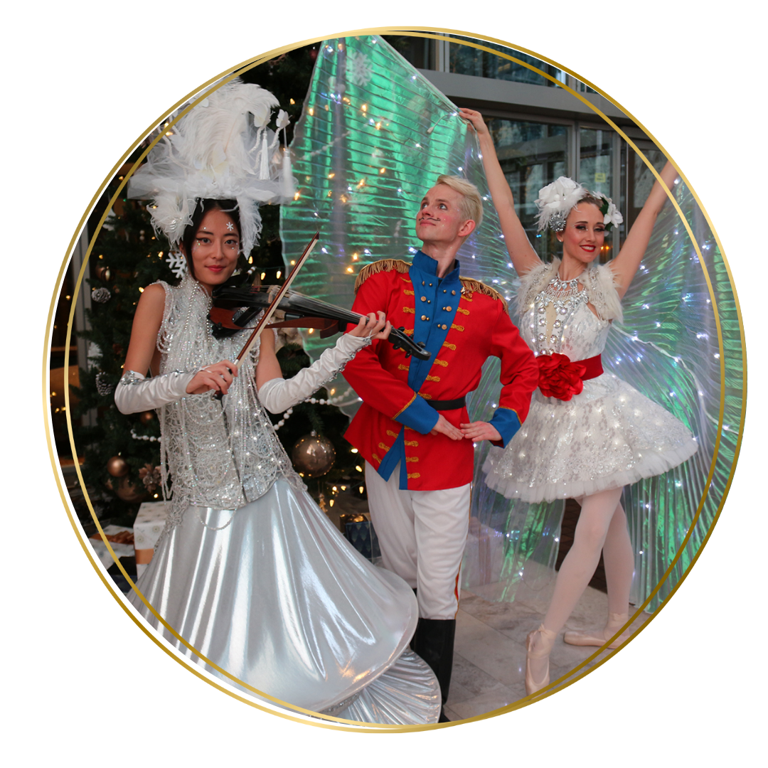 Winterwonderland Themed costumed characters