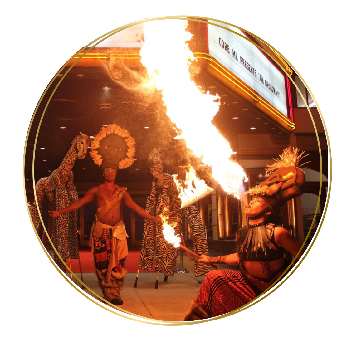Fire Dancers for Holiday Party