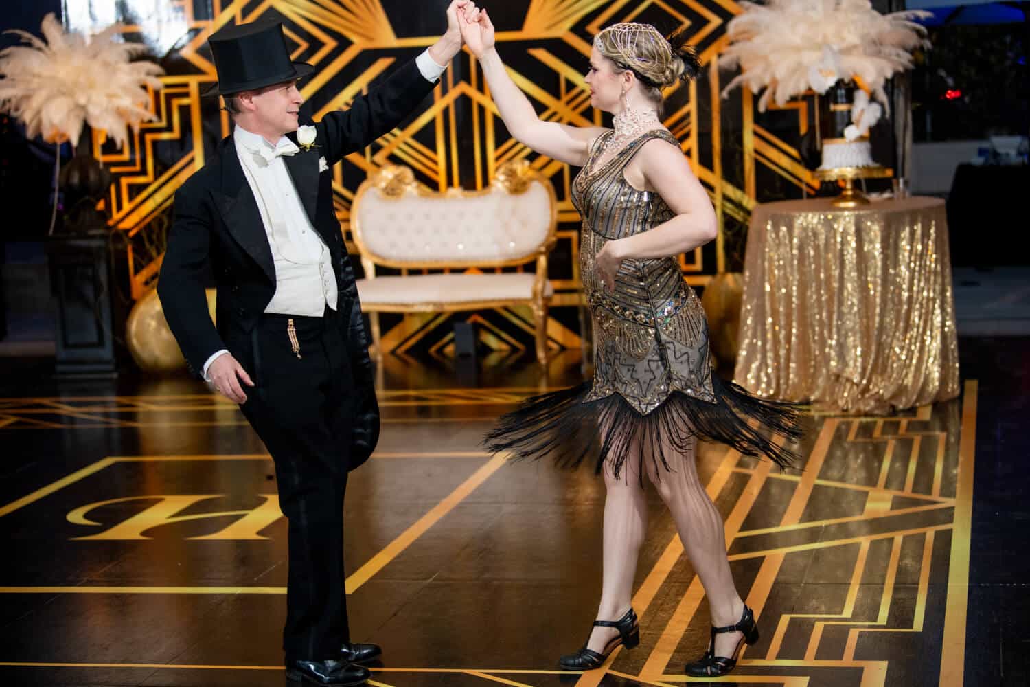 Gatsby dancers by Catalyst Arts.<br />
Photo by Dawid Bilski
