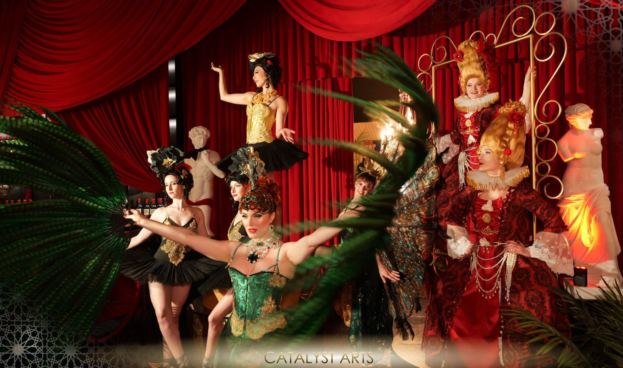 Rococo Luxe Performers- french versaille inspired stage show by Catalyst Arts Entertainment Rococo Luxe Performers- french versaille inspired stage show by Catalyst Arts Entertainment