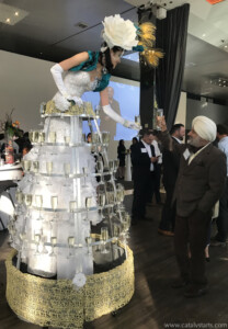 Stilt Champagne Skirt by Catalyst Arts Entertainment