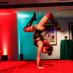 Catalyst Arts Stilt walker Entertainer at SF Premier of Luzia by Cirque du Soleil