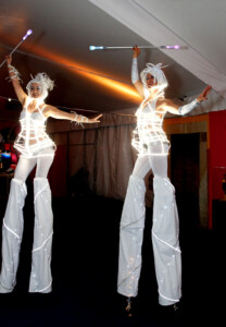 Light Up Stiltwalker Duo