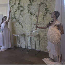 Greek Living Statue Duo