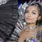 Silver Futuristic Showgirl (Artemisia) book san francisco showgirl with Catalyst Arts