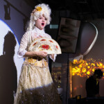 Opera Singer Performing in the spotlight